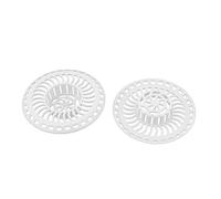 sourcingmap Kitchen Bathroom Plastic Mesh Hole Design Sink Strainer Stopper Basket Drain Bathtub Net Prevent Clogs 2pcs