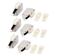 Sourcingmap Kitchen Cabinet Press Spring Open Door Catch Tip Touch Push Latch 6Pcs