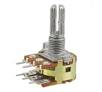 sourcingmap Knutled Shaft Dual Taper Linear Potentiometer 5K ohm B5K