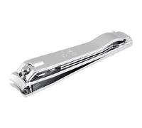 Sourcingmap Large Nail Clippers, Professional Stainless Steel Flat Finernail Trimmer and Toenail Clipper for Women Men, Sharp Curved Edge Cutter for Thick Finger Toe Nails, 1 PCS Silver Tone