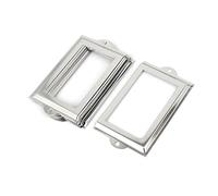 sourcingmap Library 105x60mm File Drawer Tag Label Holder Name Card Frame 10pcs