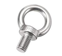 Sourcingmap Lifting Eye Bolt M18 x 30mm Male Thread 304 Stainless Steel for Hanging, Pack of 1