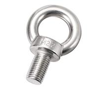 sourcingmap Lifting Eye Bolt M22 x 35mm Male Thread 304 Stainless Steel for Hanging, Pack of 1