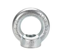 sourcingmap Lifting Eye Nut M27 Female Thread C15 Carbon Steel Round Shape for Rope Fitting Pack of 1
