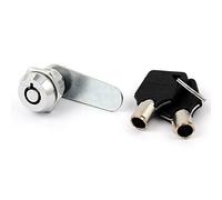 Sourcingmap Locker Drawer Locking Tool 11mm Mounting Thread Tubular Cam Lock with Key 21mm x 29.5mm