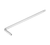 Sourcingmap Long Tamper Proof Torx Star Key Bit Wrench L-Shape Nickel Plated T15