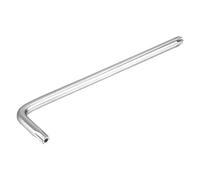 Sourcingmap Long Tamper Proof Torx Star Key Bit Wrench, L-Shape Nickel Plated T30