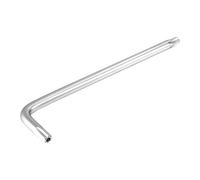 Sourcingmap Long Tamper Proof Torx Star Key Bit Wrench, L-Shape Nickel Plated T40