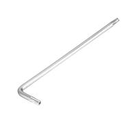 Sourcingmap Long Tamper Proof Torx Star Key Bit Wrench L-Shape Nickel Plating T10