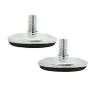 sourcingmap M10 x 20 x 50mm Screw on Furniture Glide Leveling Feet Adjustable Leveler Pad for Chair Industrial Machine Leg 2pcs