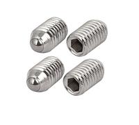 Sourcingmap M10x16mm 304 Stainless Steel Spring Hex Socket Ball Point Grub Set Screws 4pcs