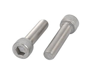 Sourcingmap M10x40mm 1.25mm Pitch 304 Stainless Steel Hex Socket Head Cap Screws Bolts 2pcs