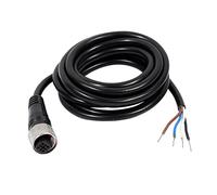 Sourcingmap M12 Female Straight 4 Pin Connector Aviation Socket Electrical Cable 2M
