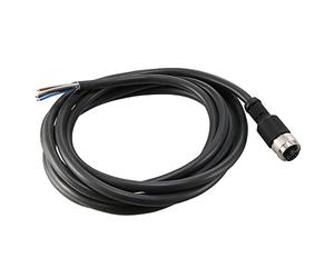 Sourcingmap M12 Female Straight 5 Pin Connector Aviation Socket Electrical Cable 2M