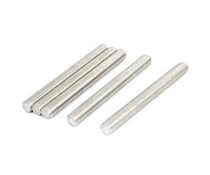 Sourcingmap M12 x 120mm Metric Right Hand Thread Fully Threaded Rod Stud Fastener 5PCS