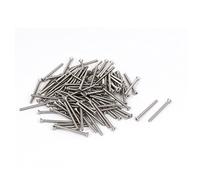 Sourcingmap M2-0.4 x 25mm Fine Thread Stainless Steel Phillips Flat Countersunk Head Screws 100pcs
