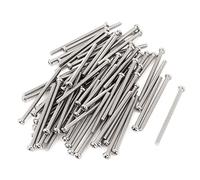 Sourcingmap M2.5 x 40mm 304 Stainless Steel Phillips Round Head Screws Bolt 60pcs