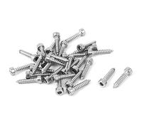 Sourcingmap M2.5x12mm Hex Drive Head Cap Self Tapping Drilling Screws 30pcs