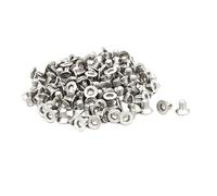 Sourcingmap M2.5x4mm Grade 10.9 Countersunk Flat Head Hex Socket Cap Screw Silver Tone 100pcs