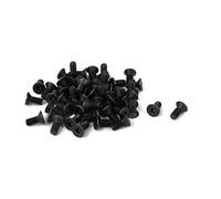 Sourcingmap M2.5x6mm Carbon Steel Countersunk Head Hex Socket Screw 50pcs