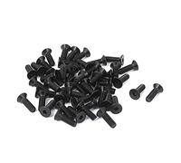 Sourcingmap M2.5x8mm 10.9 Carbon Steel Countersunk Head Hex Socket Screw 50pcs