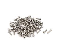 Sourcingmap M2x8mm Thread T6 Torx Drive 304 Stainless Steel Torx Socket Head Cap Screw 80pcs