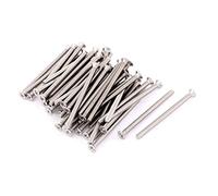 Sourcingmap M3-0.5 x 45mm Fine Thread Phillips Head Stainless Steel Countersunk Bolts Machine Screws 50pcs