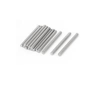 Sourcingmap M3 x 35mm 0.5mm Pitch 304 Stainless Steel Fully Threaded Rods Silver Tone 20 Pcs