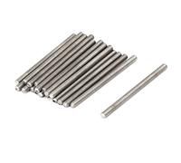 Sourcingmap M3 x 45mm 304 Stainless Steel Fully Threaded Rods Bar Studs Fasteners 20 Pcs
