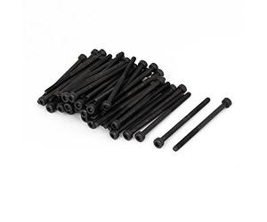 Sourcingmap M3 x 45mm Alloy Steel 12.9 Grade Hex Socket Head Cap Machine Screw Bolt 50PCS