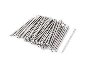 Sourcingmap M3 x 60mm 304 Stainless Steel Phillips Pan Head Screws Bolt 60pcs