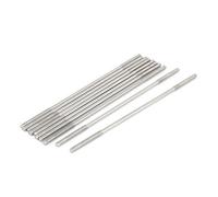 sourcingmap M3x110mm 304 Stainless Steel Double End Threaded Stud Screw Bolt 10pcs