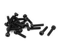 Sourcingmap M3x15mm 17mm Length Metal Hexagon Socket Head Cap Screws Bolts 20Pcs