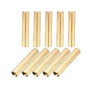 Sourcingmap M3x25 Female-Female Hex Brass PCB Motherboard Spacer Standoff for FPV Drone Quadcopter, Computer & Circuit Board 10pcs