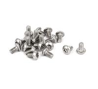 Sourcingmap M3x5mm 304 Stainless Steel Button Head Torx Security Machine Screws 20pcs