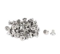 Sourcingmap M3x5mm Hex Socket Flat Head Countersunk Bolts Screw 50pcs