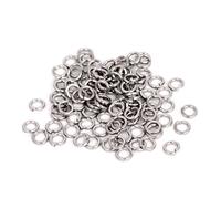 Sourcingmap M4 304 Stainless Steel Split Lock Spring Washers Screw Gasket 100pcs