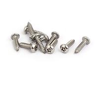 Sourcingmap M4.8 x 19mm 304 Stainless Steel Pan Head Torx Self Tapping Screws 10pcs