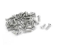 Sourcingmap M4 x 13mm Threaded Posi Countersunk Screws Bolts Fasteners 50pcs