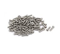 Sourcingmap M4 x 16mm 304 Stainless Steel Phillips Round Head Machine Screws Bolt 100pcs