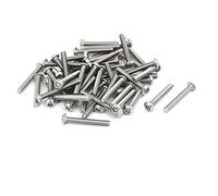 Sourcingmap M4 x 30mm 304 Stainless Steel Torx Security Pan Head Screws Fasteners 50PCS