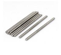 Sourcingmap M4 x 80mm 304 Stainless Steel Fully Threaded Rod Bar Studs Hardware 10 Pcs