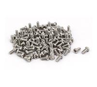 Sourcingmap M4 x 8mm 304 Stainless Steel Phillips Round Head Machine Screws Bolt 100pcs