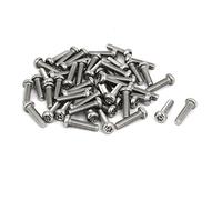 Sourcingmap M5 x 20mm 304 Stainless Steel Torx Security Pan Head Machine Screws 50PCS