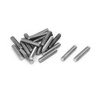 Sourcingmap M5 x 25mm 0.8mm Pitch 304 Stainless Steel Fully Threaded Rod Bar Studs 20 Pcs