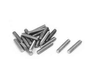Sourcingmap M5 x 25mm 0.8mm Pitch 304 Stainless Steel Fully Threaded Rod Bar Studs 20 Pcs