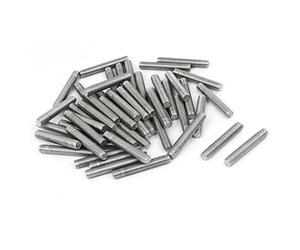Sourcingmap M5 x 30mm 304 Stainless Steel Fully Threaded Rod Bar Studs Hardware 50 Pcs