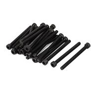 Sourcingmap M5 x 60mm Carbon Steel Full Thread Hex Socket Cap Head Screws Bolts 25 Pcs