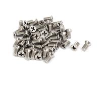 Sourcingmap M5x10mm Countersunk Flat Head Phillips Screw Bolts 50pcs