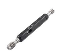 Sourcingmap M6 x 1 6H Metric Steel Double End Hex Handle Thread Gauge 83mm Length